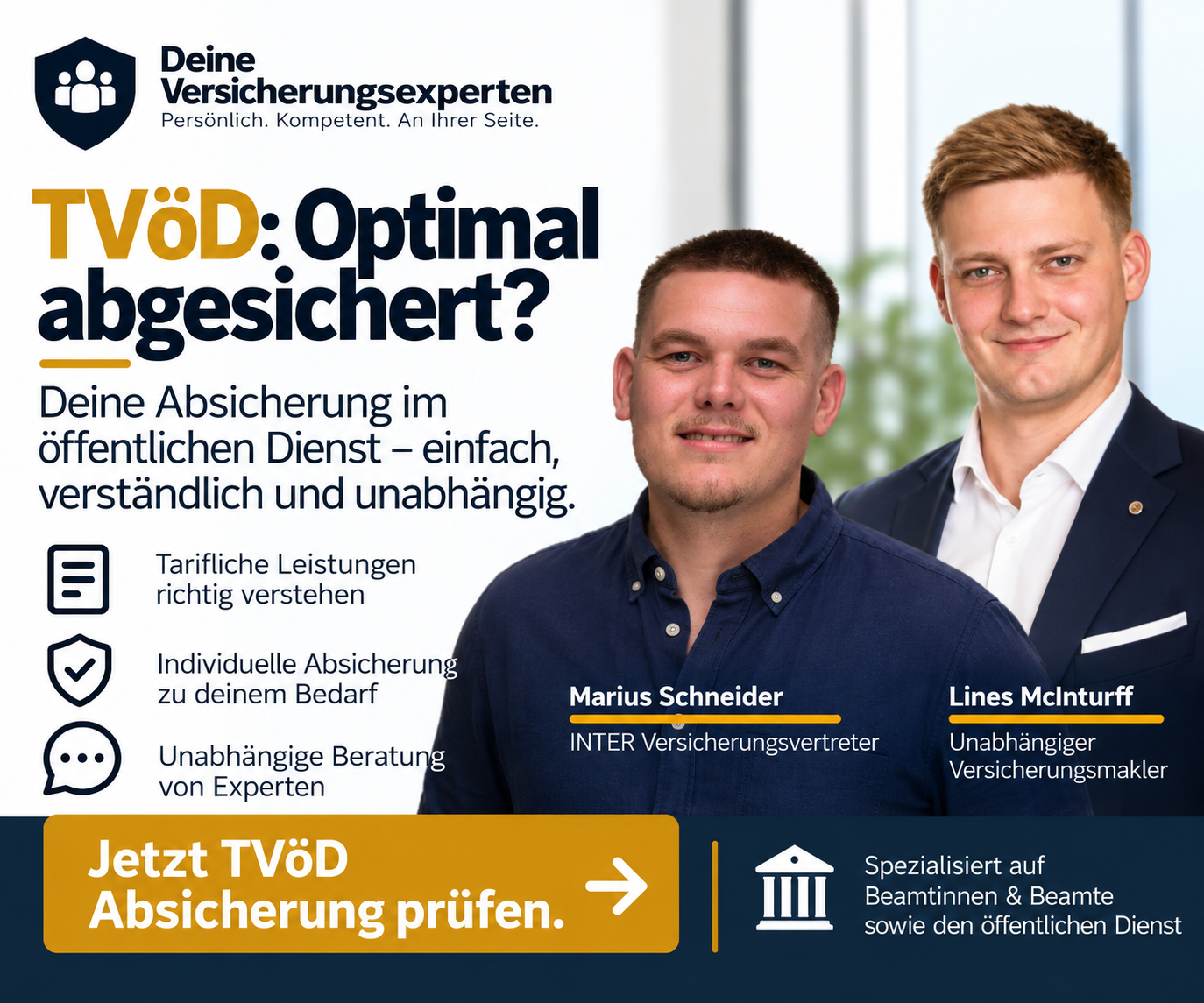 TVöD optimal abgesichert